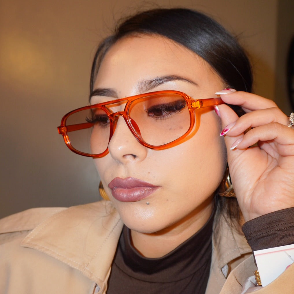Destiny Blood Orange Sunglasses