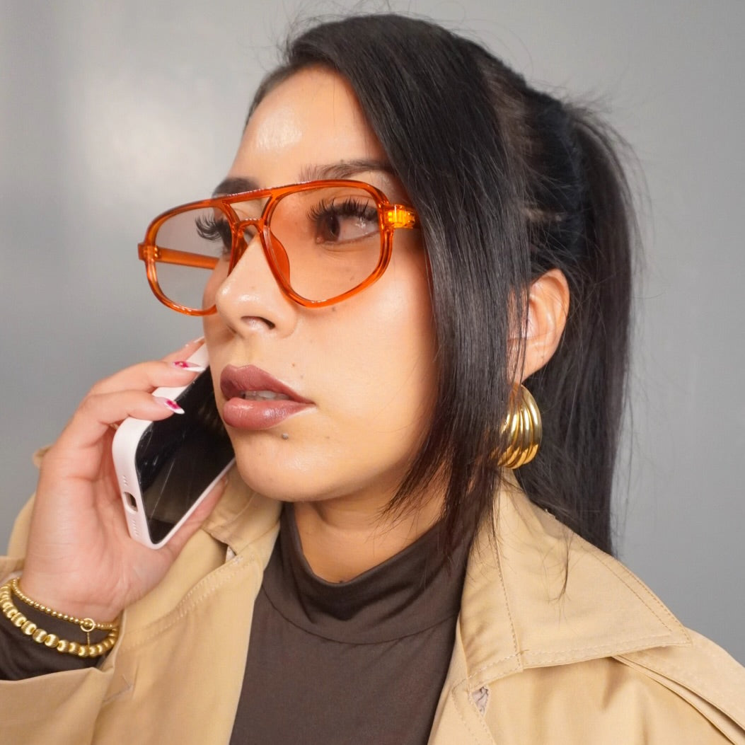 Destiny Blood Orange Sunglasses