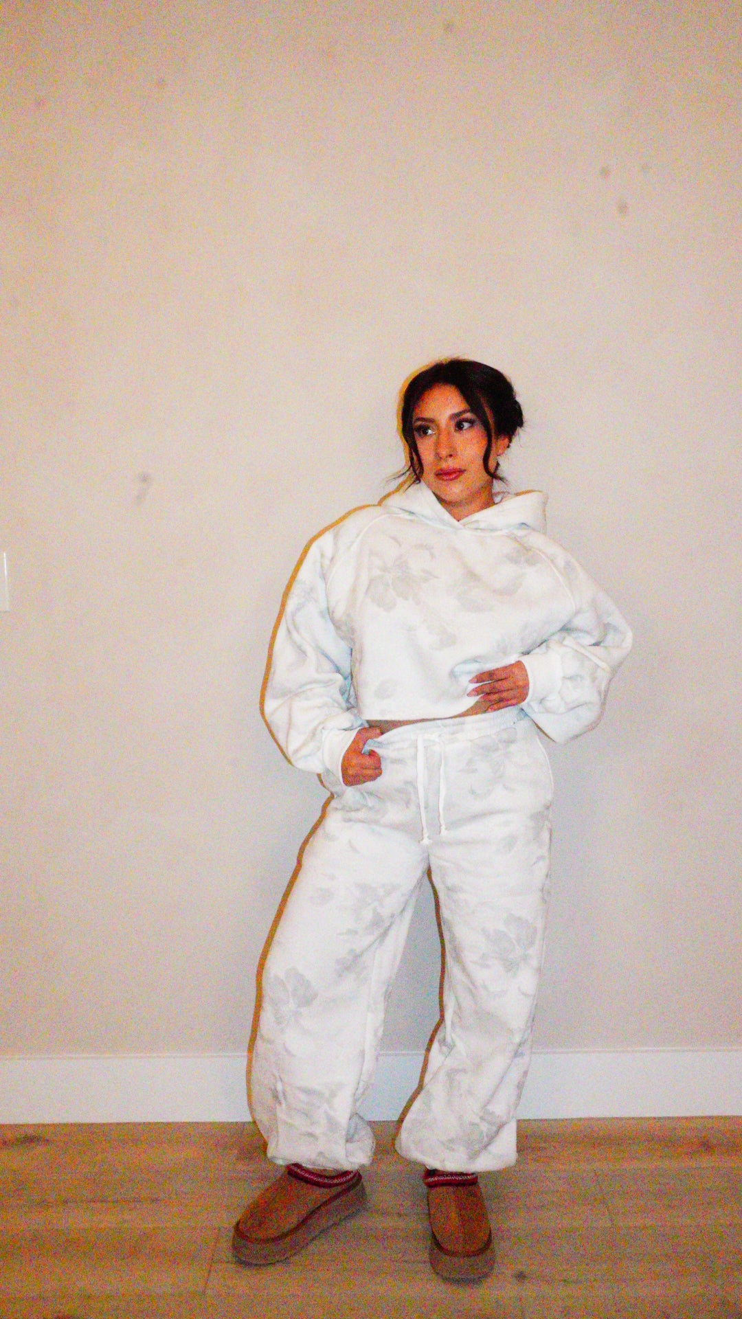 Brenda Flower Washed Hoodie