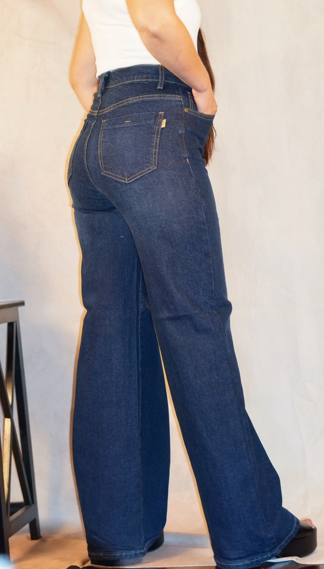Veronica Wide Leg - Rigid With Comfort Stretch