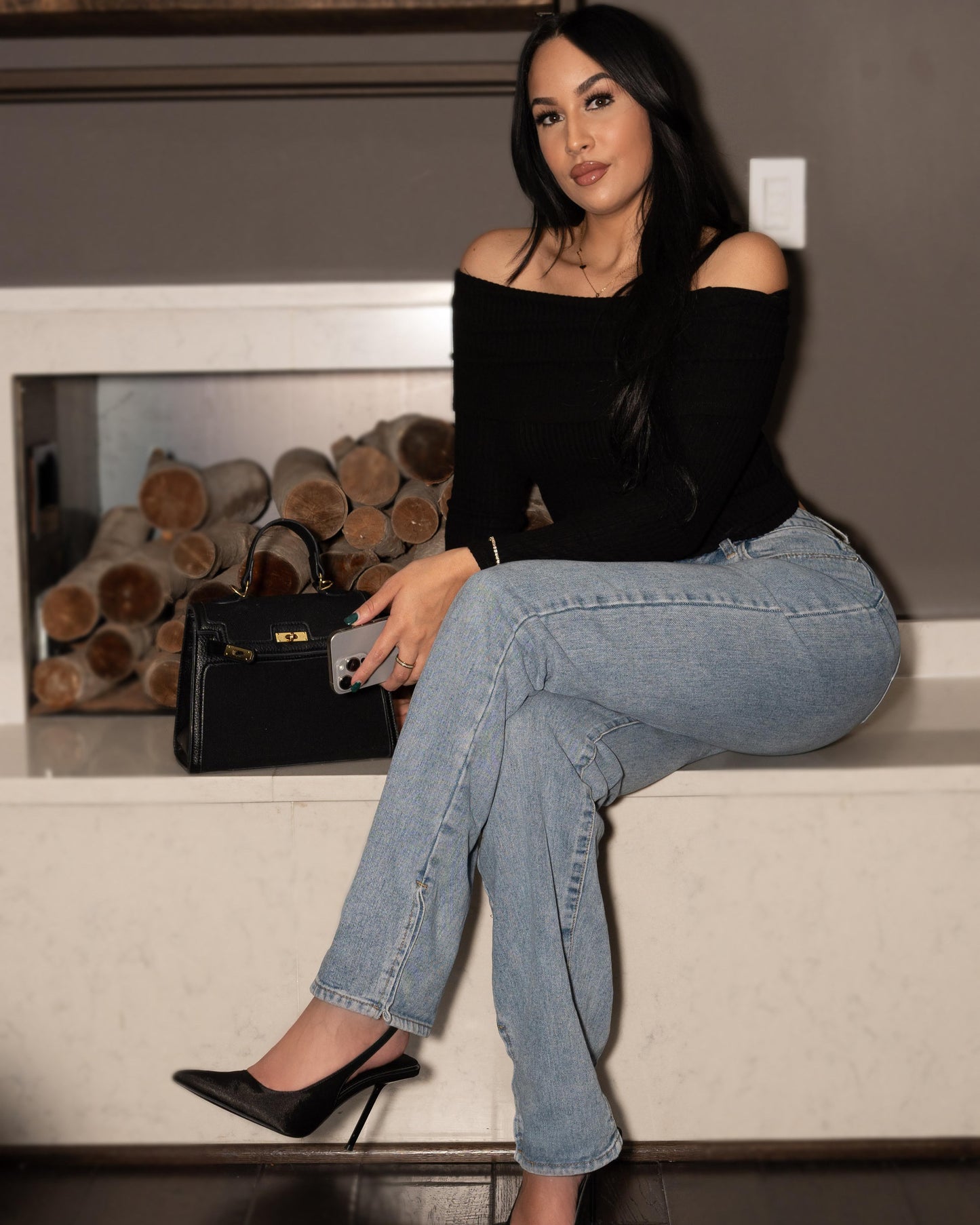 Beatriz Off The Shoulder Long Sleeve