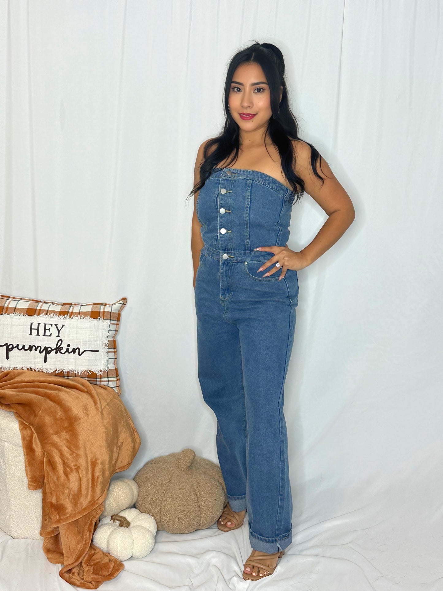 Rubi denim jumpsuit