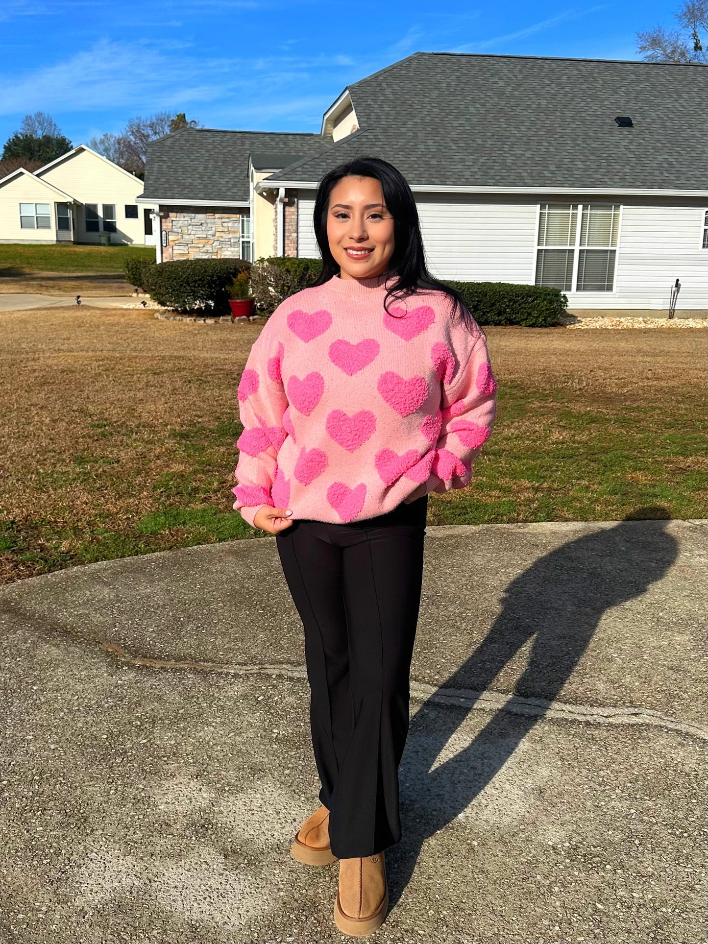 Valentina soft heart sweater