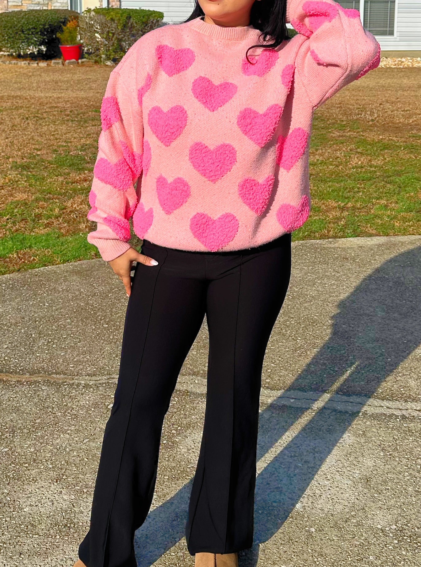 Valentina soft heart sweater