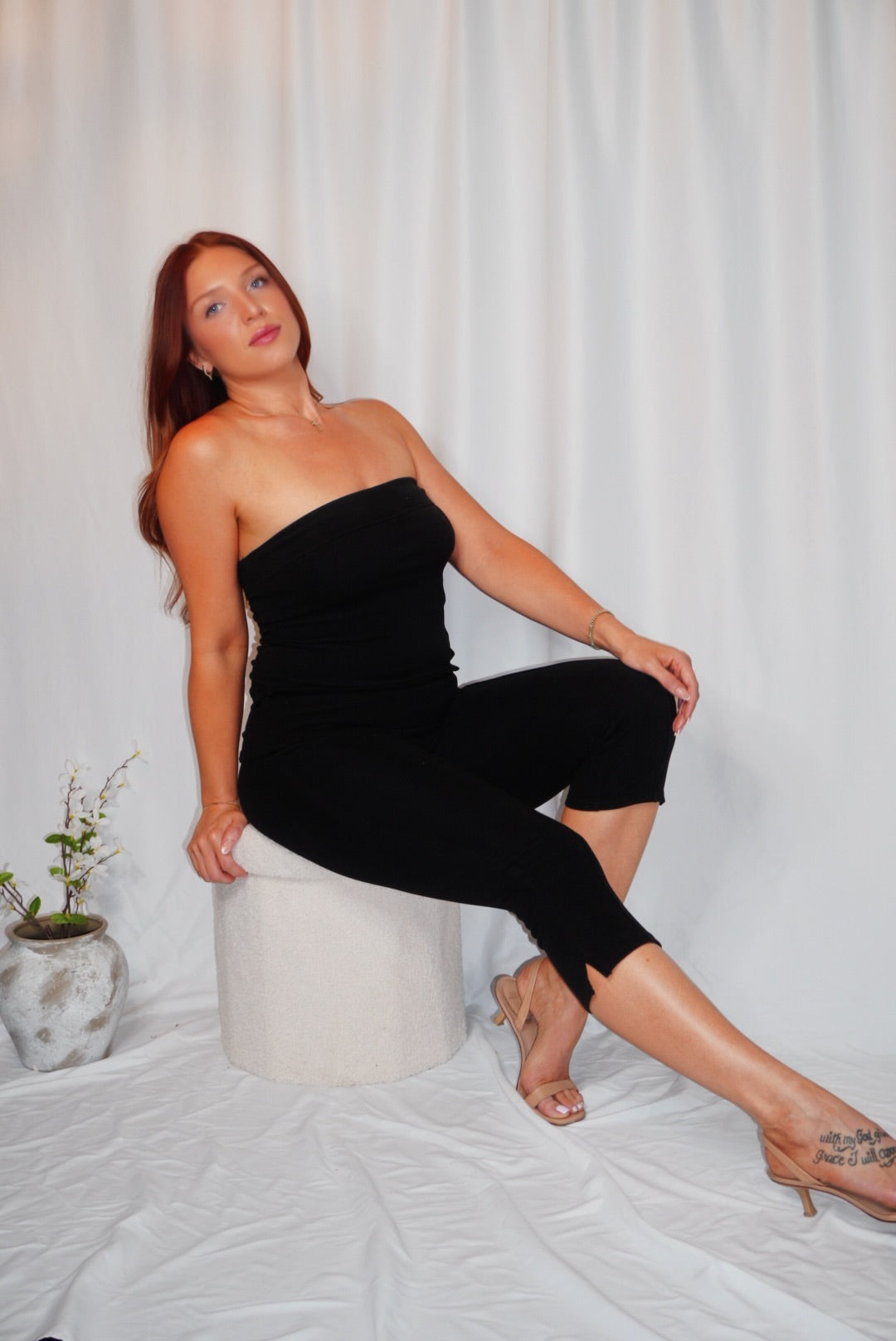 Cassidy capri tube top set