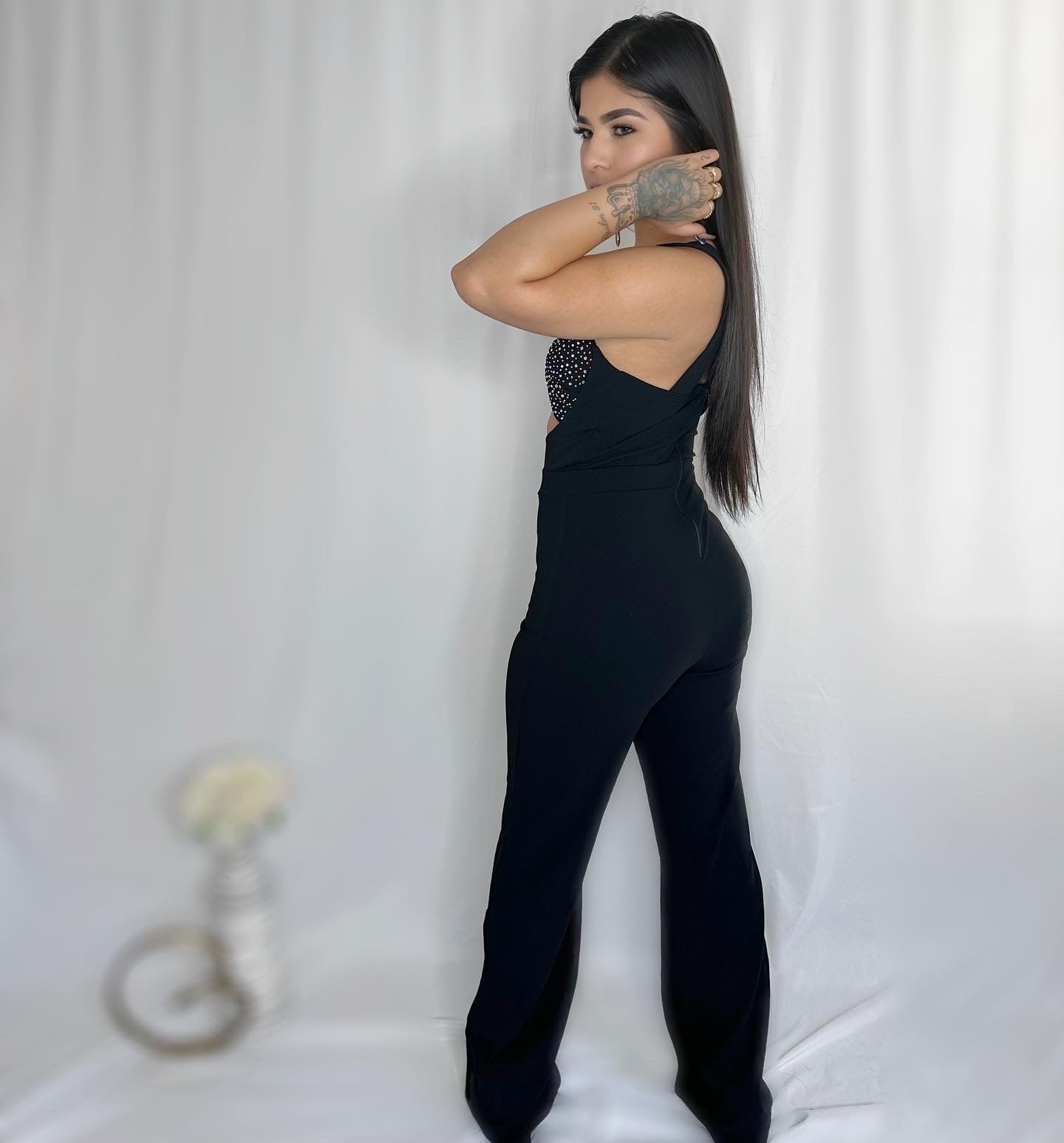 Rosa Black jumpsuit