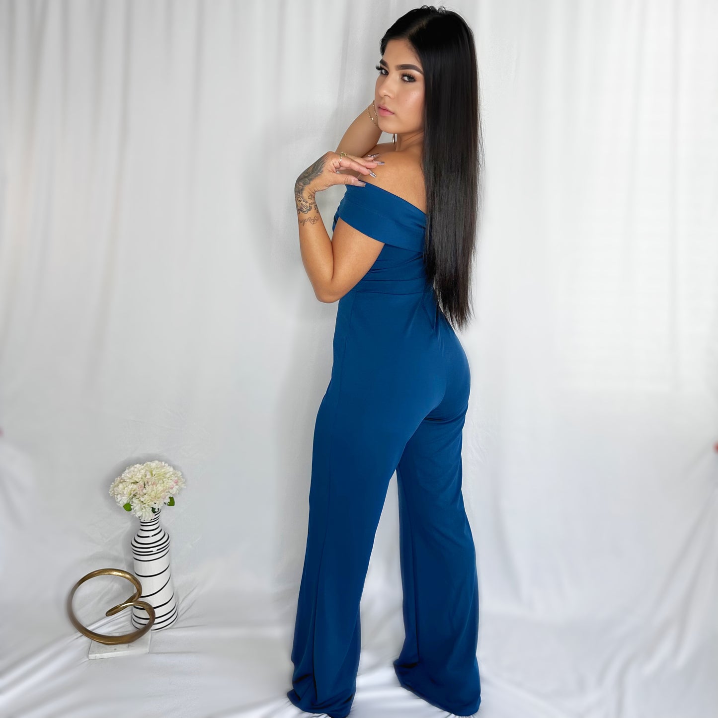 Alicia Teal jumpsuit