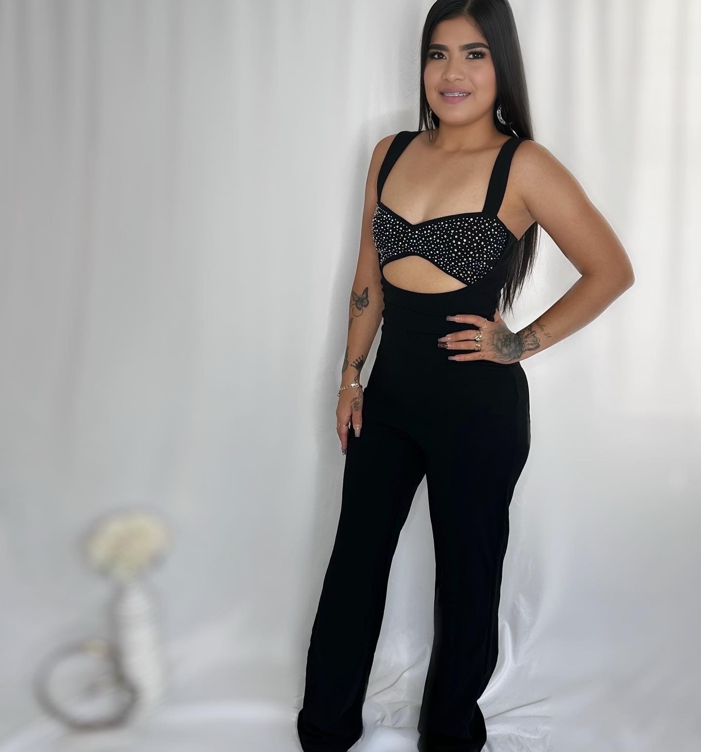 Rosa Black jumpsuit