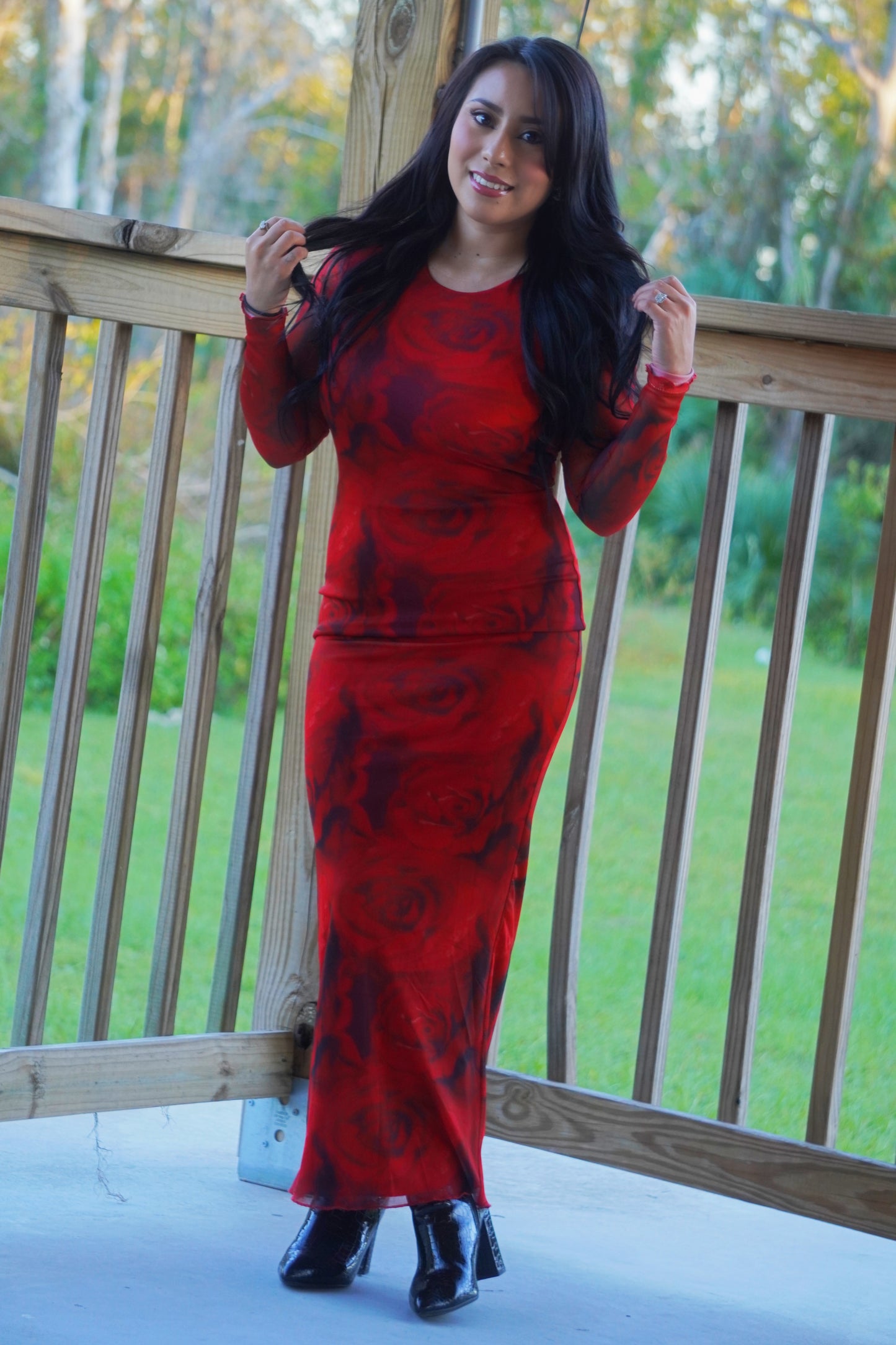 Selene Rose Maxi Dress