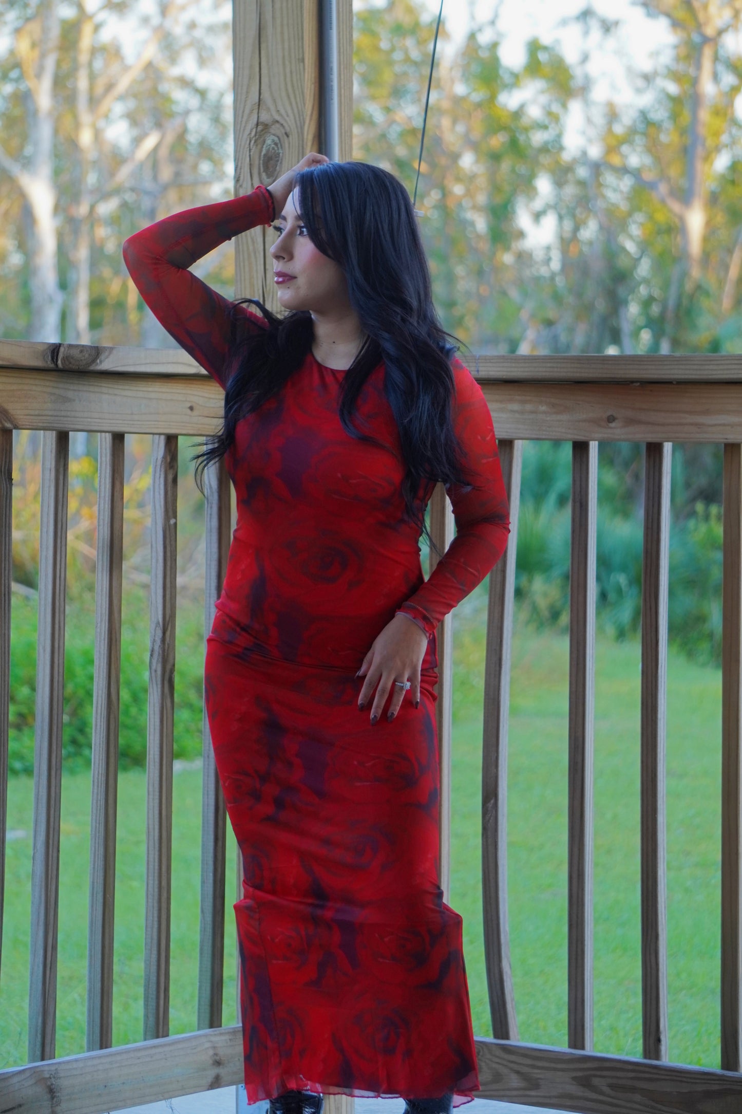 Selene Rose Maxi Dress