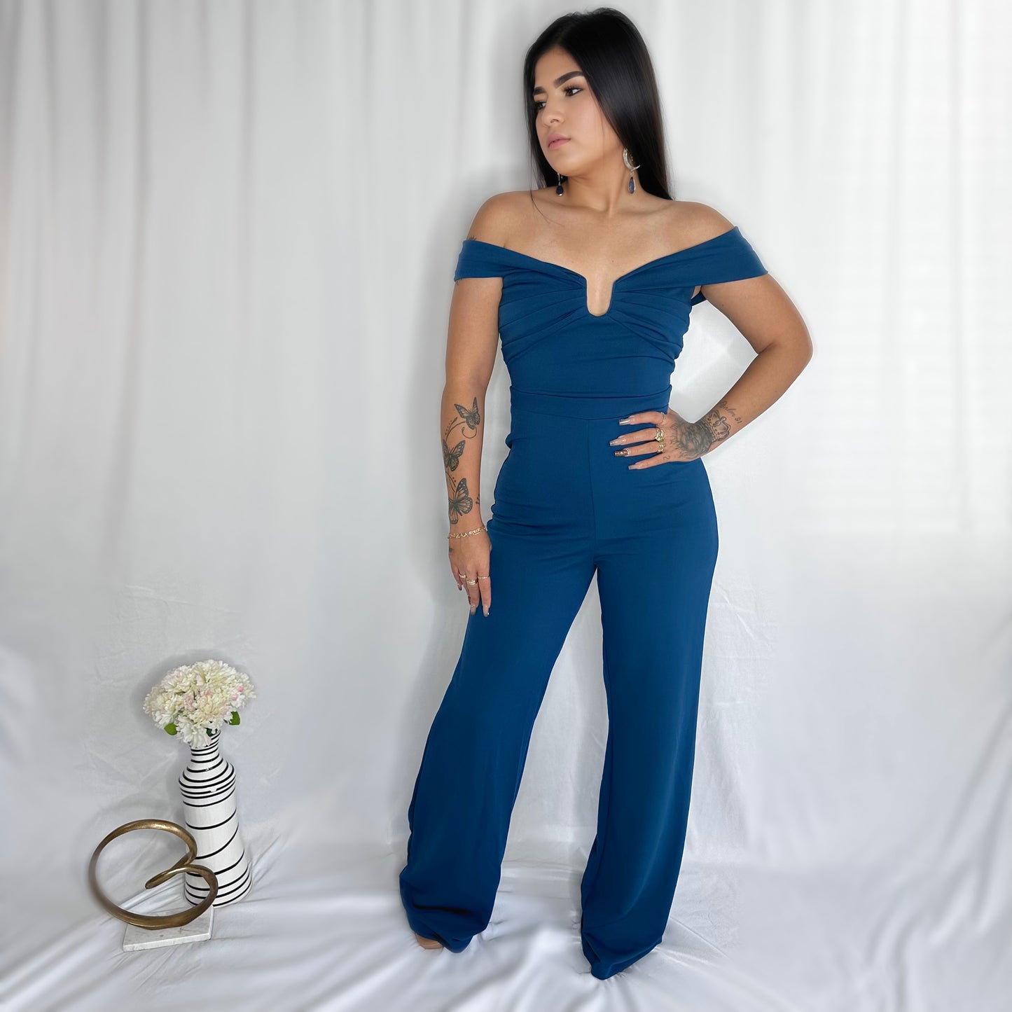 Alicia Teal jumpsuit