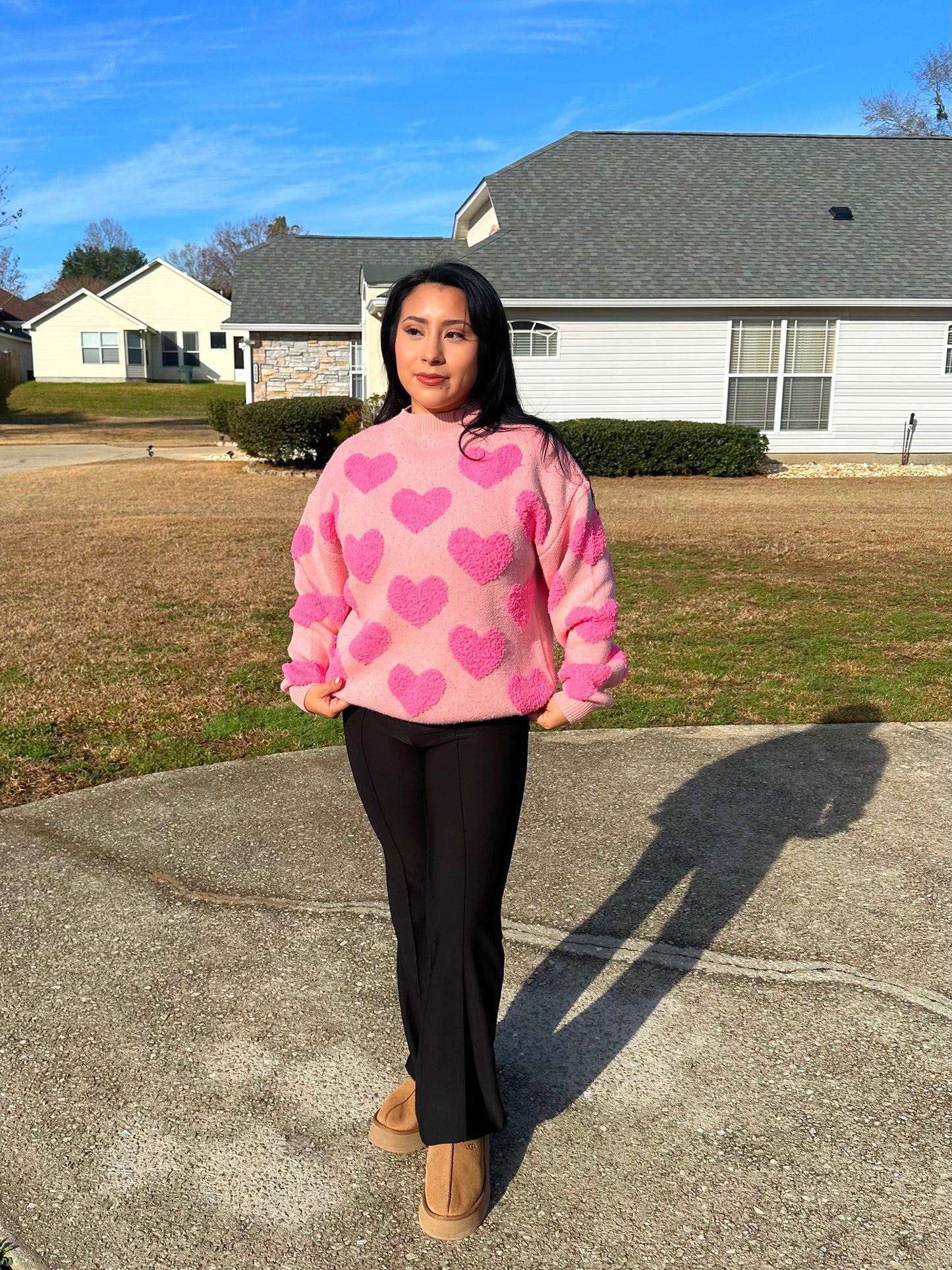 Valentina soft heart sweater