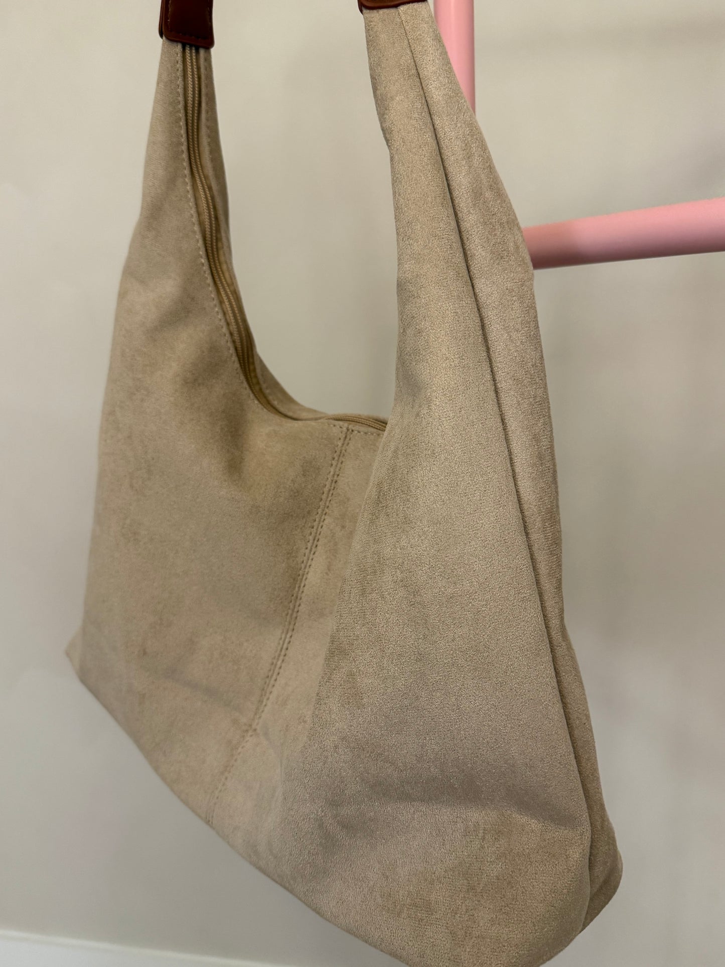 Lulu Suede Hobo Bag