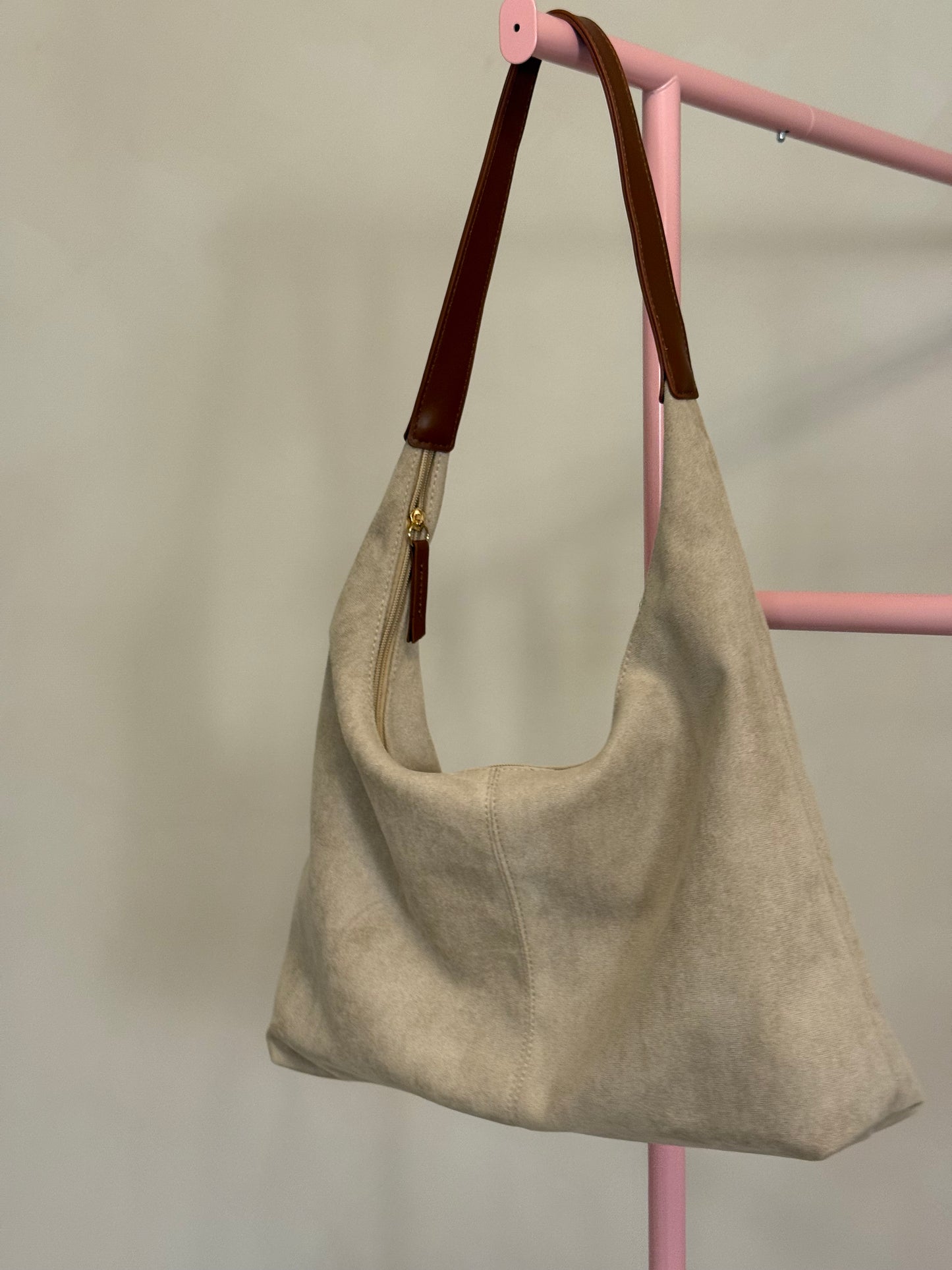 Lulu Suede Hobo Bag