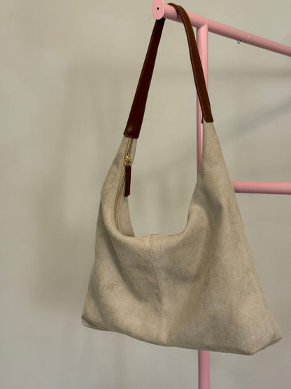 Lulu Suede Hobo Bag
