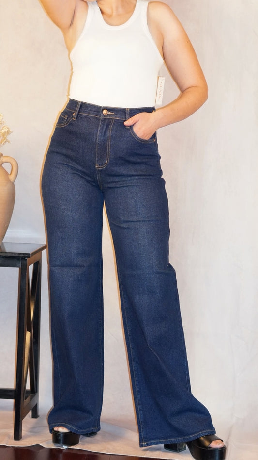 Veronica Wide Leg - Rigid With Comfort Stretch
