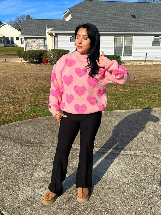 Valentina soft heart sweater