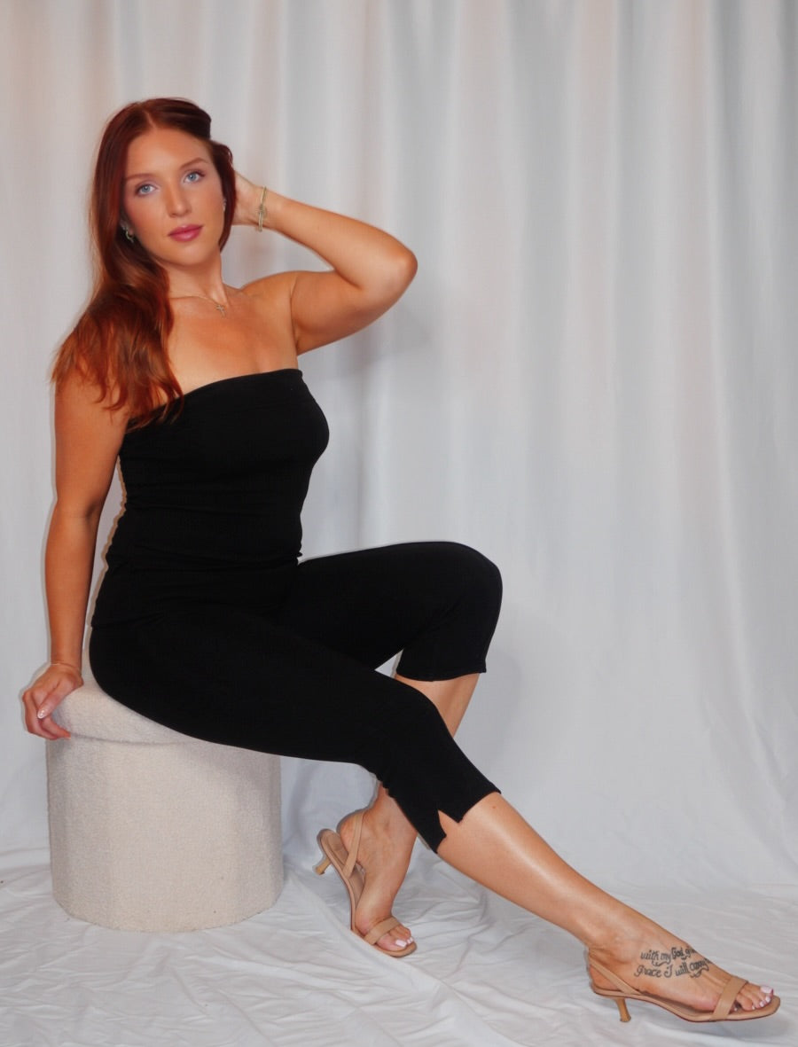 Cassidy capri tube top set