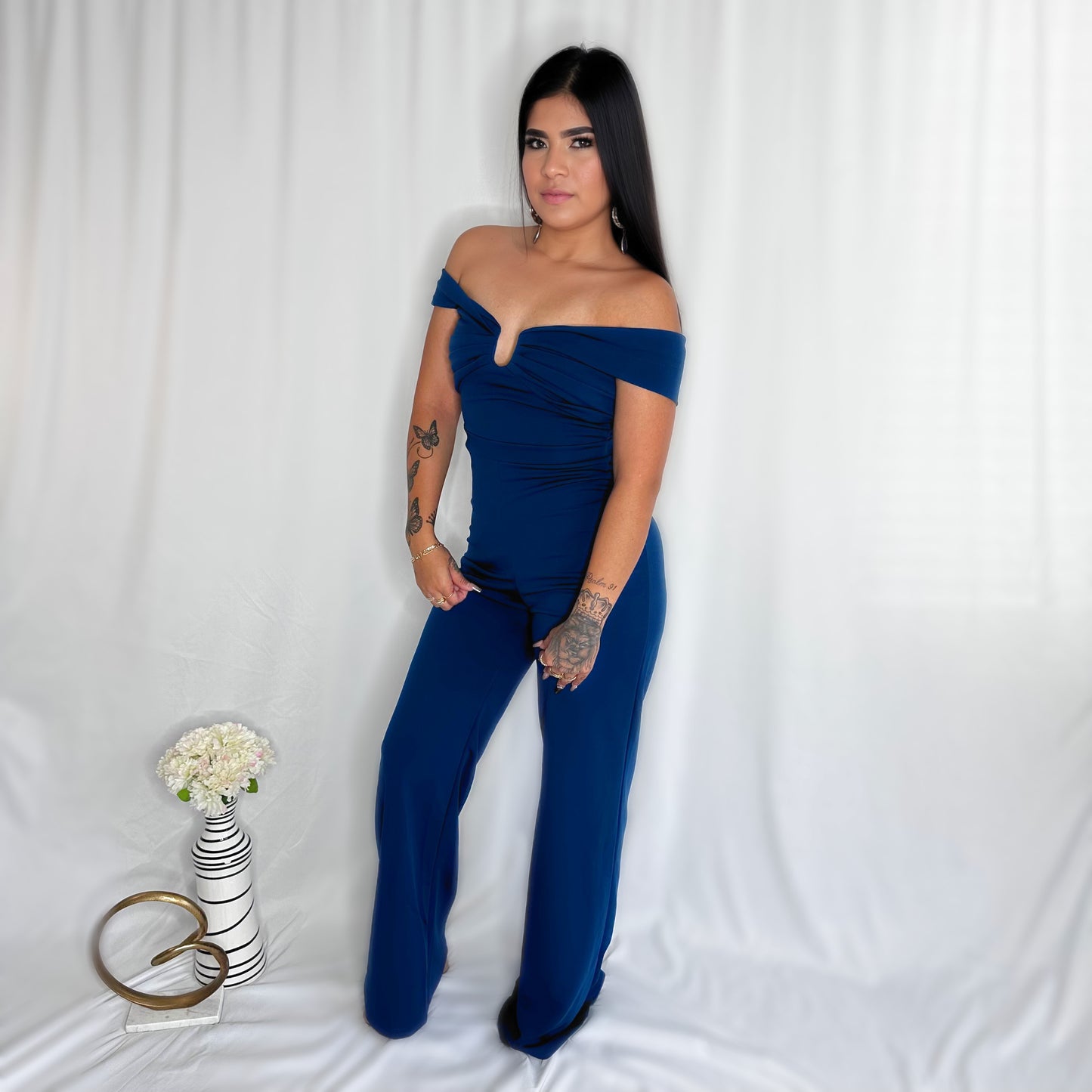 Alicia Teal jumpsuit