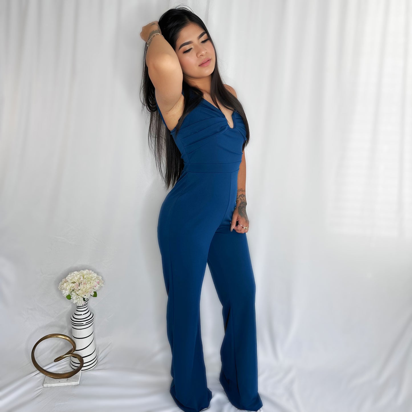 Alicia Teal jumpsuit