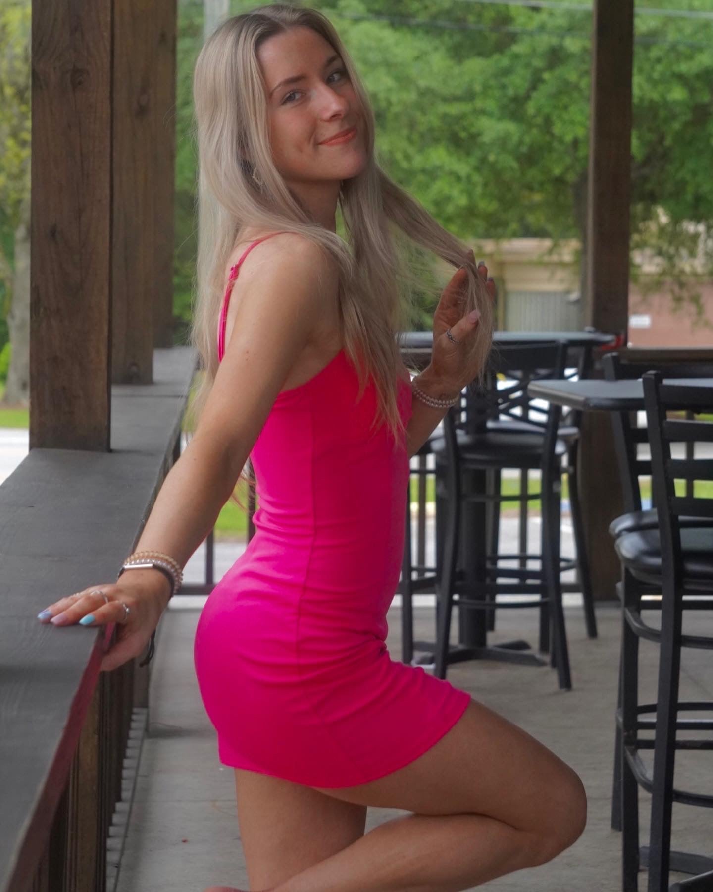 Jackie Hot Pink Dress